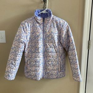 NORTH FACE REVERSIBLE JACKET GIRLS LARGE 14-16